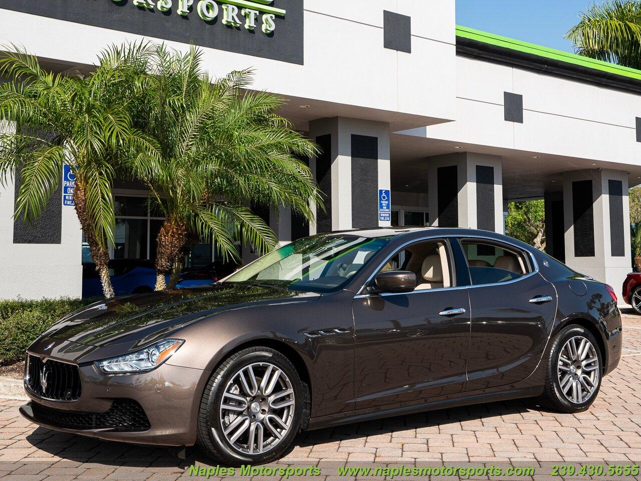 Used 2016 Maserati Ghibli for sale Sold at Naples Motorsports Inc - Morgan of Naples in Naples FL 34104 1