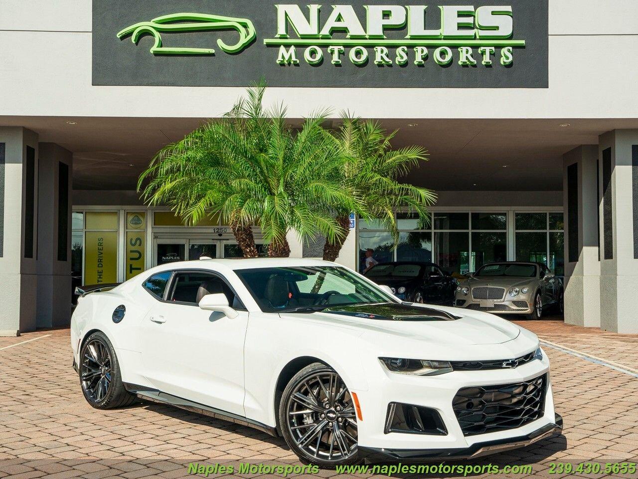 Used 2018 Chevrolet Camaro ZL1 for sale Sold at Naples Motorsports Inc - Morgan of Naples in Naples FL 34104 1