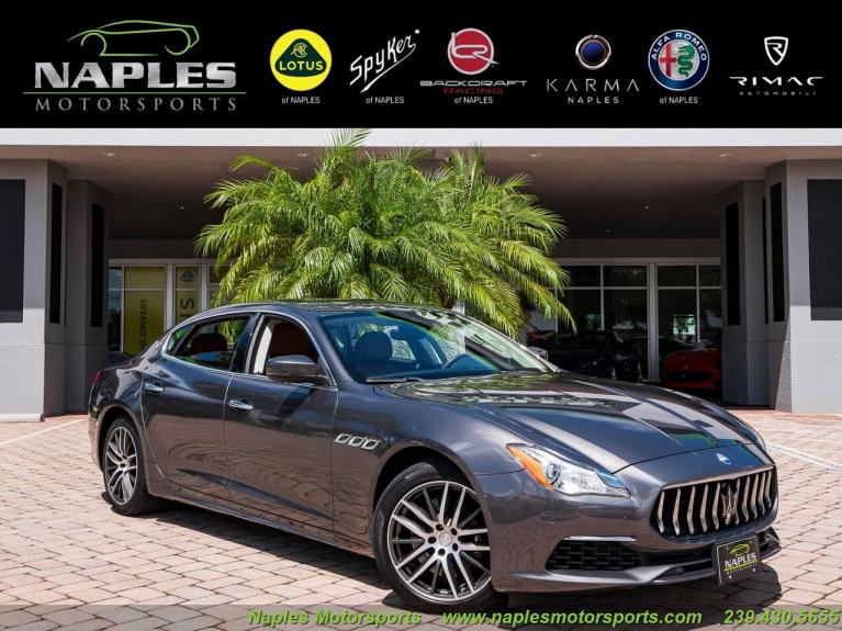 Used 2017 Maserati Quattroporte for sale Sold at Naples Motorsports Inc - Morgan of Naples in Naples FL 34104 1