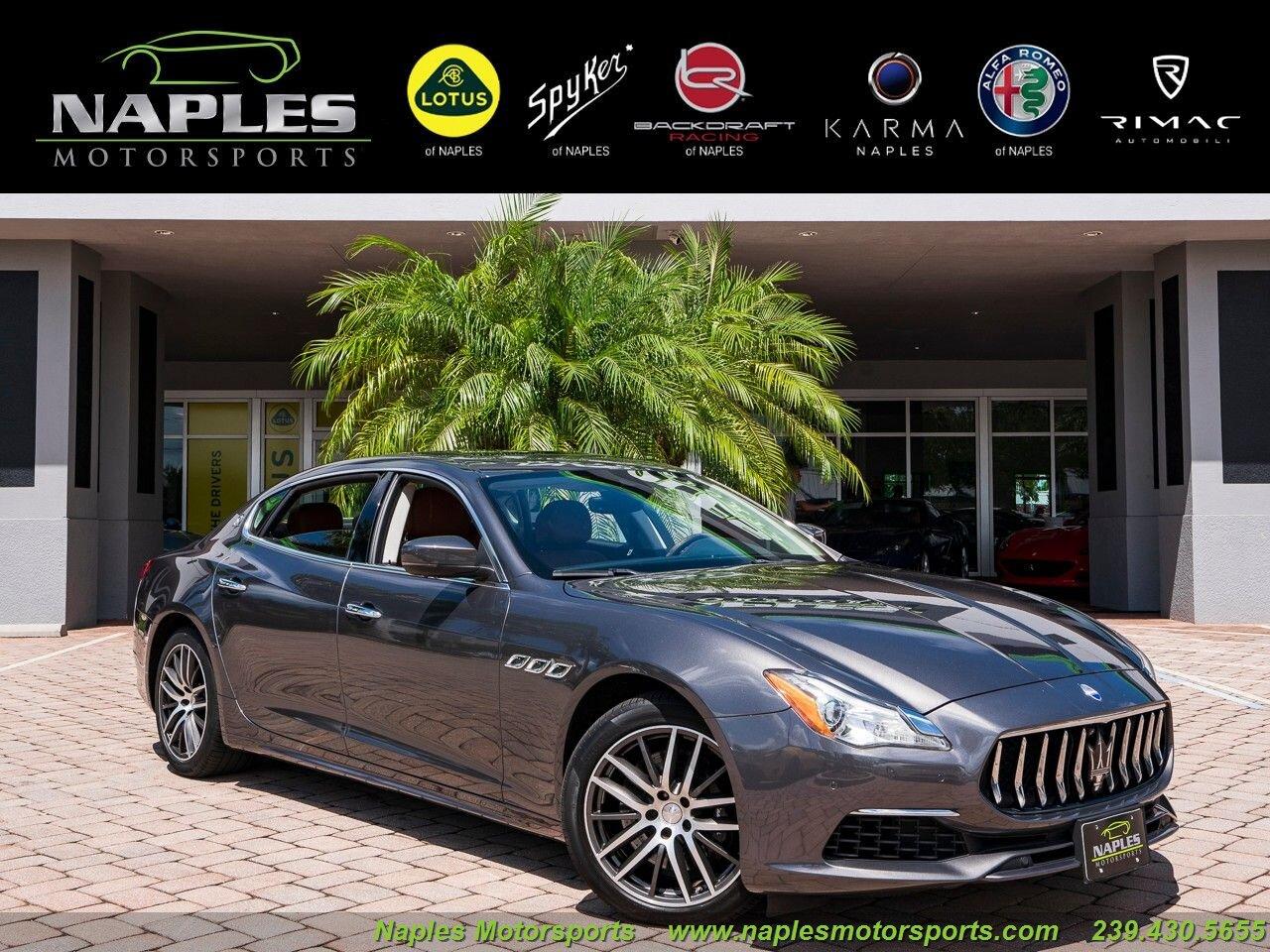 Used 2017 Maserati Quattroporte for sale Sold at Naples Motorsports Inc - Morgan of Naples in Naples FL 34104 1