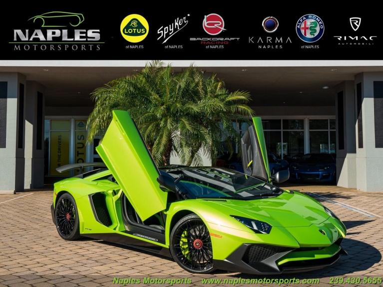 Used 2017 Lamborghini Aventador LP 750-4 SV for sale Sold at Naples Motorsports Inc - Morgan of Naples in Naples FL 34104 1