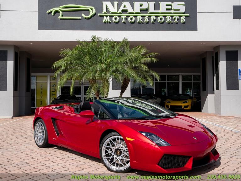 Used 2010 Lamborghini Gallardo LP 560-4 Spyder for sale Sold at Naples Motorsports Inc - Morgan of Naples in Naples FL 34104 1