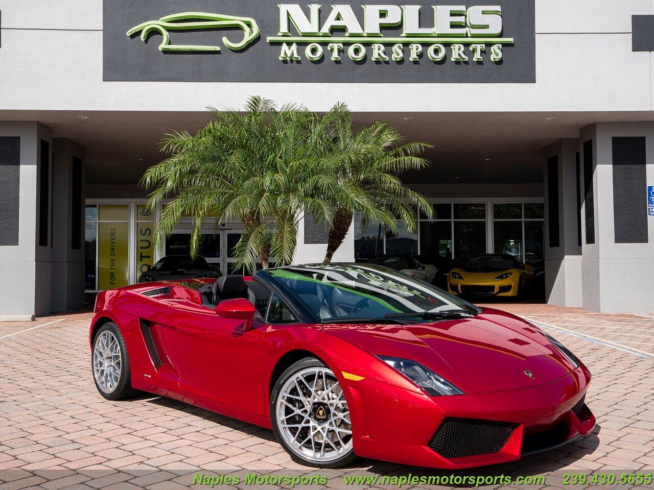 Used 2010 Lamborghini Gallardo LP 560-4 Spyder for sale Sold at Naples Motorsports Inc - Morgan of Naples in Naples FL 34104 1