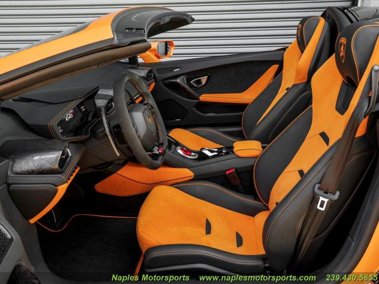 Used 2020 Lamborghini Huracan LP 640-4 EVO Spyder for sale Sold at Naples Motorsports Inc - Morgan of Naples in Naples FL 34104 2