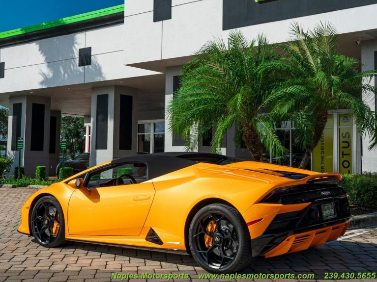 Used 2020 Lamborghini Huracan LP 640-4 EVO Spyder for sale Sold at Naples Motorsports Inc - Morgan of Naples in Naples FL 34104 5
