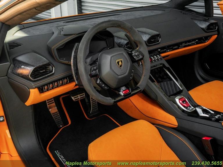 Used 2020 Lamborghini Huracan LP 640-4 EVO Spyder for sale Sold at Naples Motorsports Inc - Morgan of Naples in Naples FL 34104 6