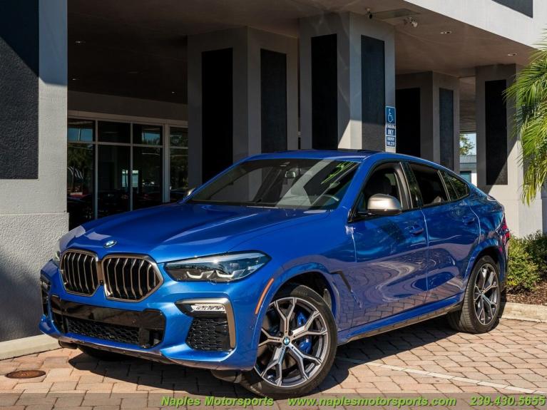 Used 2020 BMW X6 M50i for sale Sold at Naples Motorsports Inc - Morgan of Naples in Naples FL 34104 4