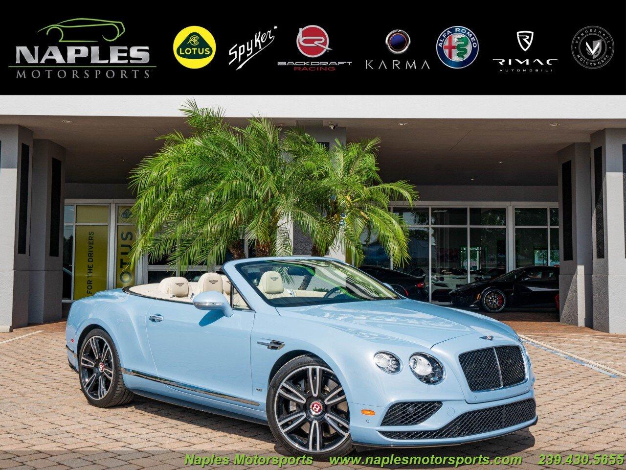 Used 2017 Bentley Continental GT GT V8 S for sale Sold at Naples Motorsports Inc - Morgan of Naples in Naples FL 34104 1