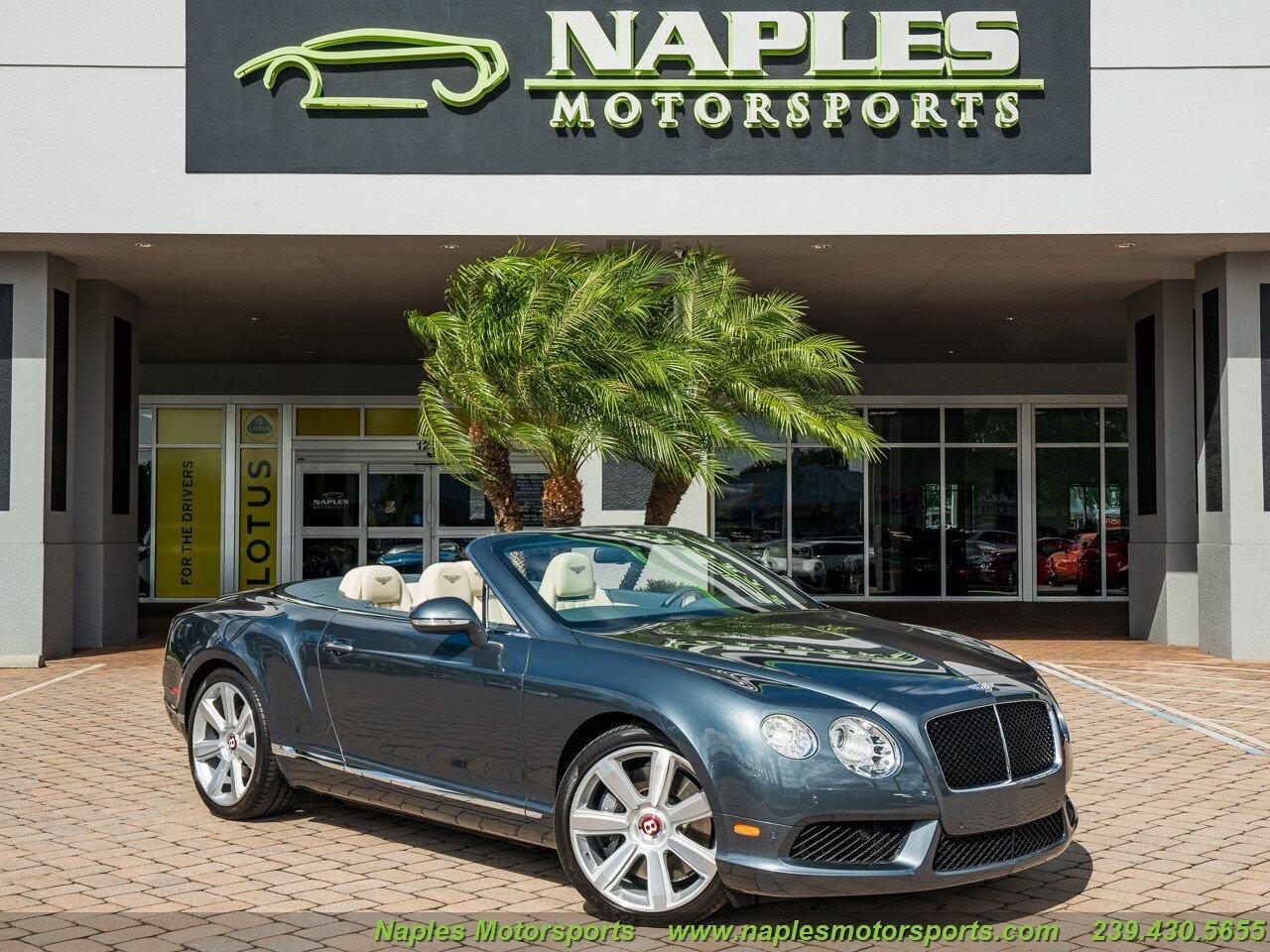 Used 2014 Bentley Continental GT V8 for sale Sold at Naples Motorsports Inc - Morgan of Naples in Naples FL 34104 1