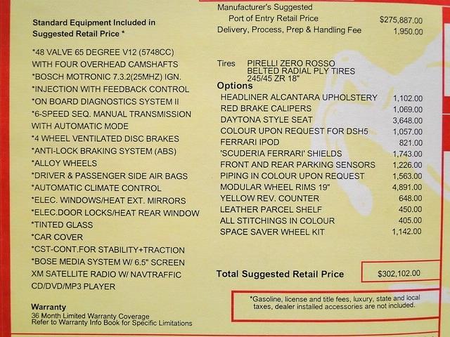 Used 2008 Ferrari 612 for sale Sold at Naples Motorsports Inc - Morgan of Naples in Naples FL 34104 6