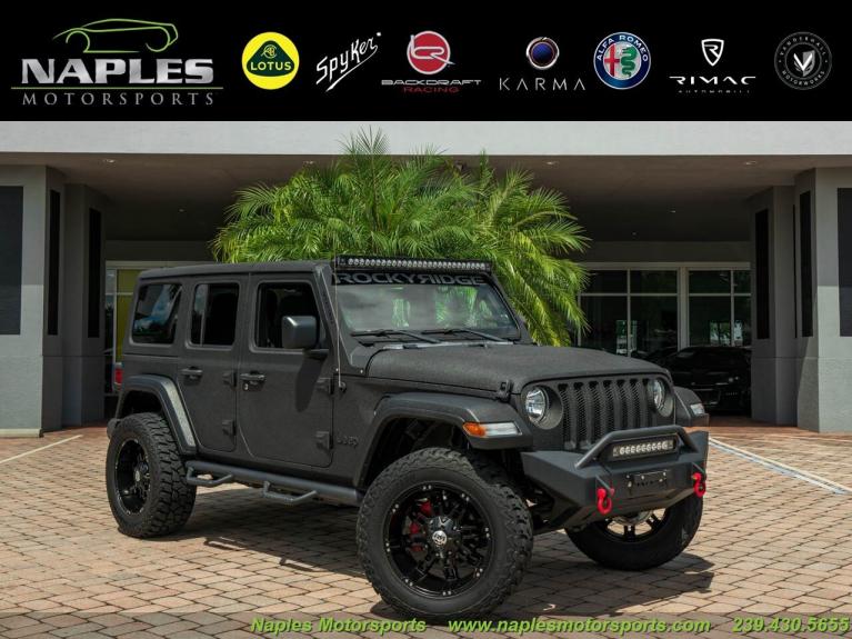 Used 2018 Jeep Wrangler for sale Sold at Naples Motorsports Inc - Morgan of Naples in Naples FL 34104 1
