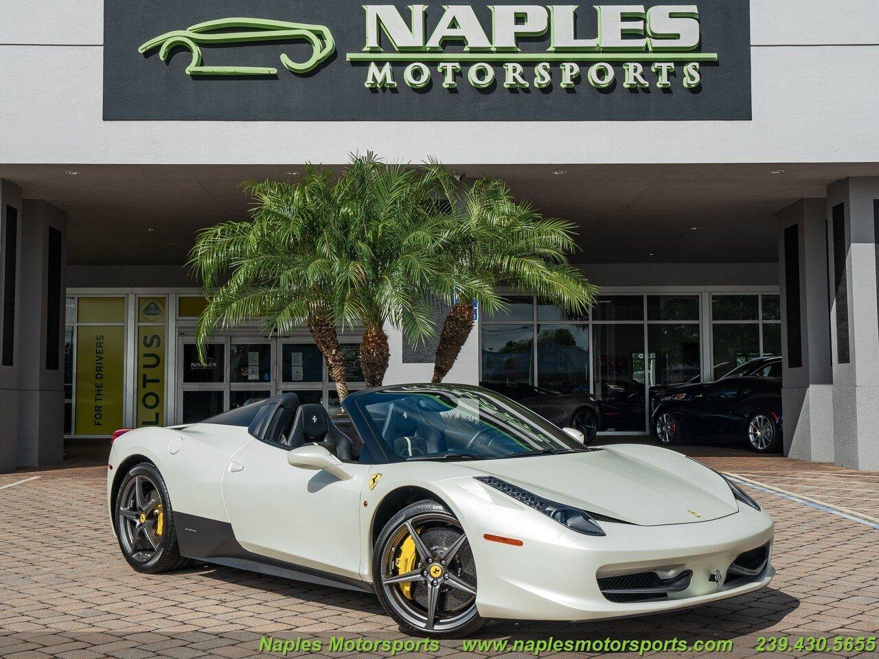Used 2013 Ferrari 458 Spider for sale Sold at Naples Motorsports Inc - Morgan of Naples in Naples FL 34104 1