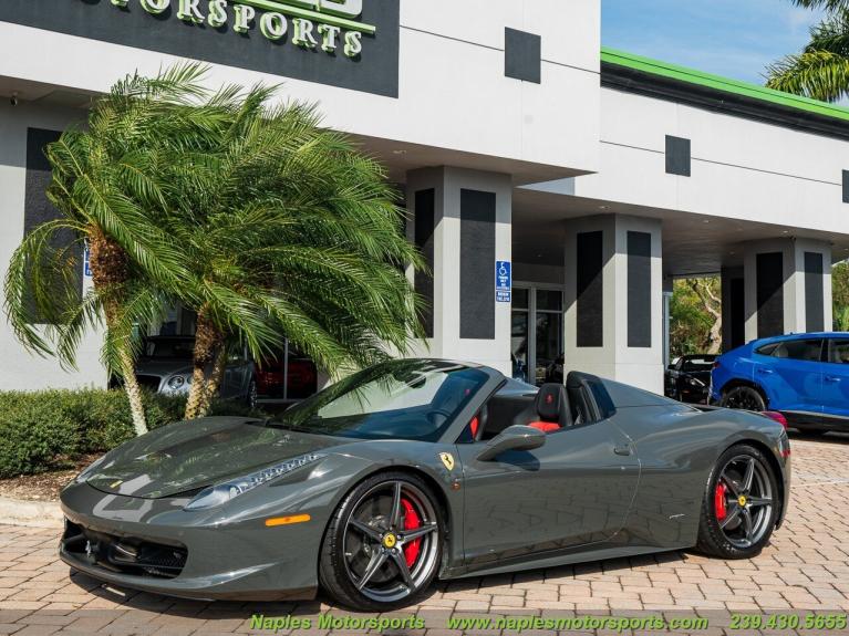 Used 2014 Ferrari 458 Spider for sale Sold at Naples Motorsports Inc - Morgan of Naples in Naples FL 34104 3
