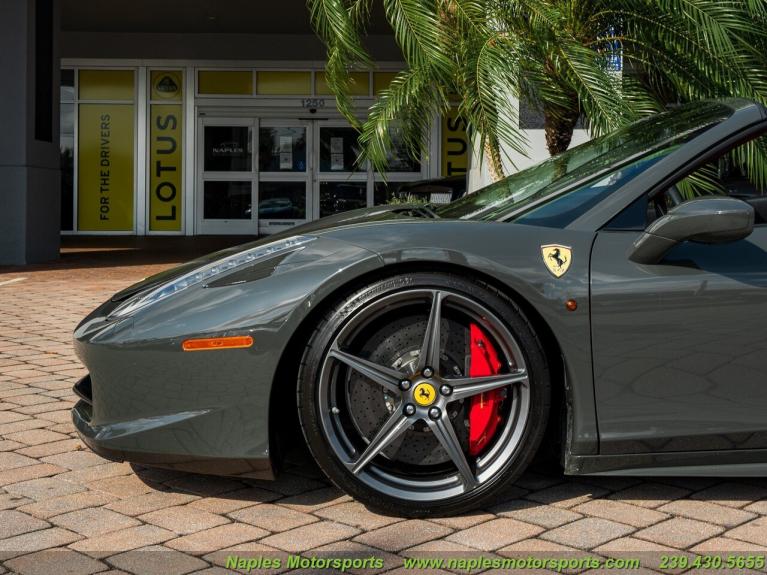 Used 2014 Ferrari 458 Spider for sale Sold at Naples Motorsports Inc - Morgan of Naples in Naples FL 34104 4