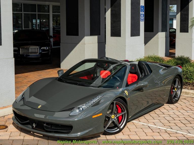 Used 2014 Ferrari 458 Spider for sale Sold at Naples Motorsports Inc - Morgan of Naples in Naples FL 34104 5