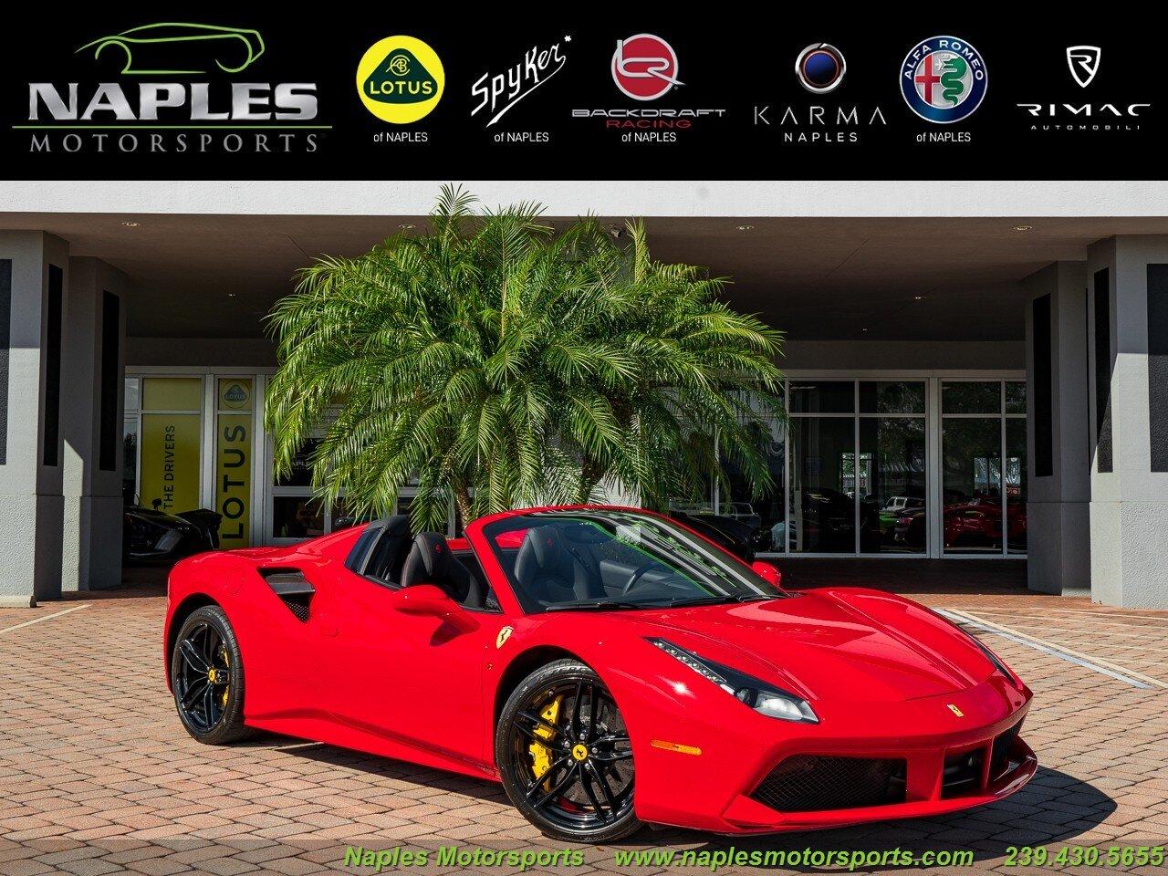 Used 2017 Ferrari 488 Spider for sale Sold at Naples Motorsports Inc - Morgan of Naples in Naples FL 34104 1