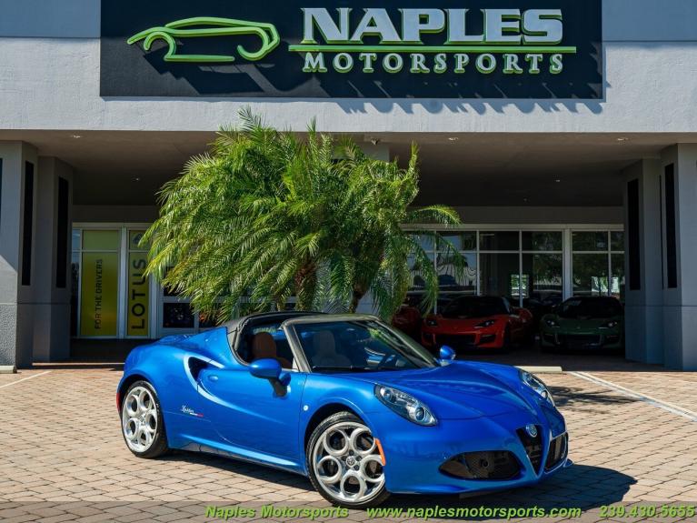 Used 2020 Alfa Romeo 4C Spider for sale Sold at Naples Motorsports Inc - Morgan of Naples in Naples FL 34104 1