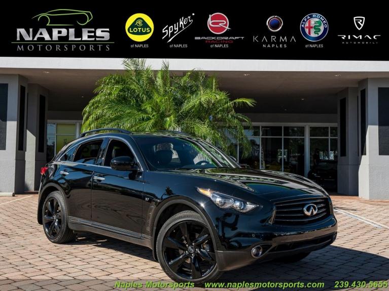Used 2015 Infiniti QX70 for sale Sold at Naples Motorsports Inc - Morgan of Naples in Naples FL 34104 1