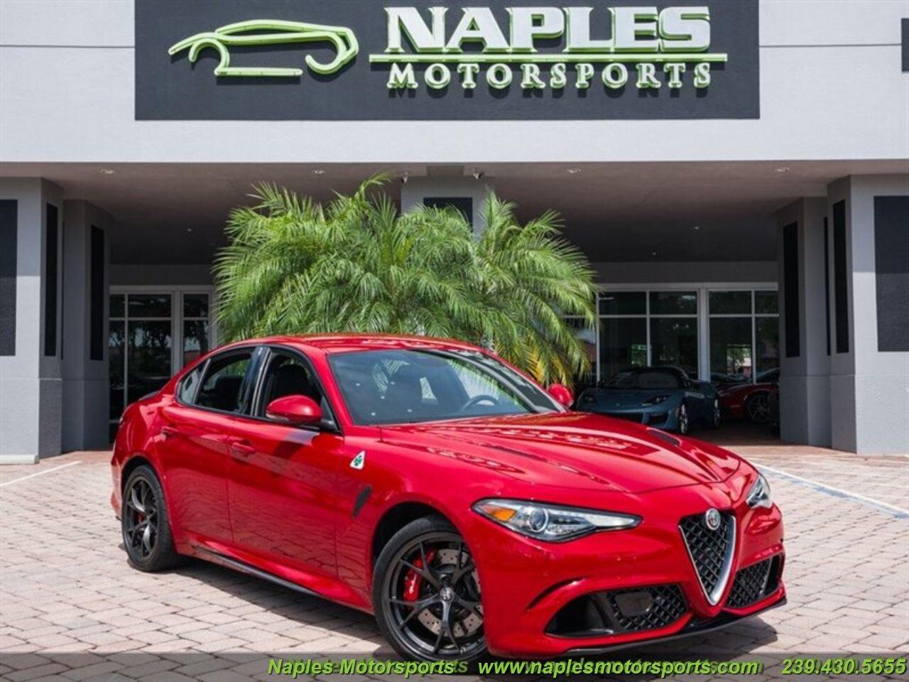 Used 2018 Alfa Romeo Giulia for sale Sold at Naples Motorsports Inc - Morgan of Naples in Naples FL 34104 1