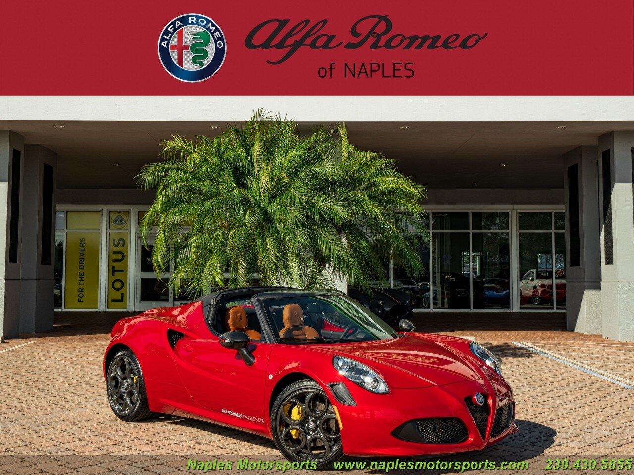 New 2020 Alfa Romeo 4C Spider for sale Sold at Naples Motorsports Inc - Morgan of Naples in Naples FL 34104 1