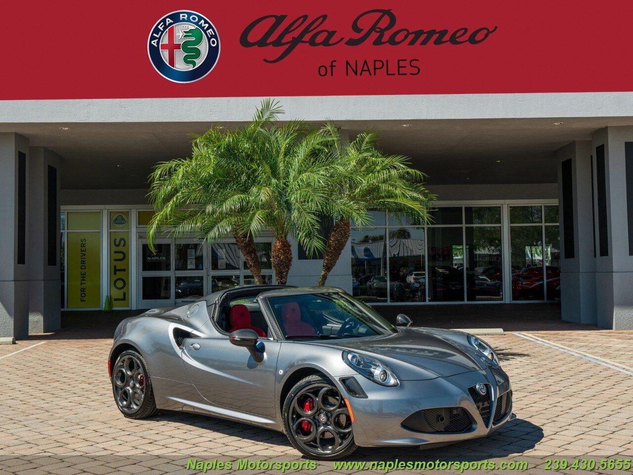 New 2020 Alfa Romeo 4C Spider for sale Sold at Naples Motorsports Inc - Morgan of Naples in Naples FL 34104 1