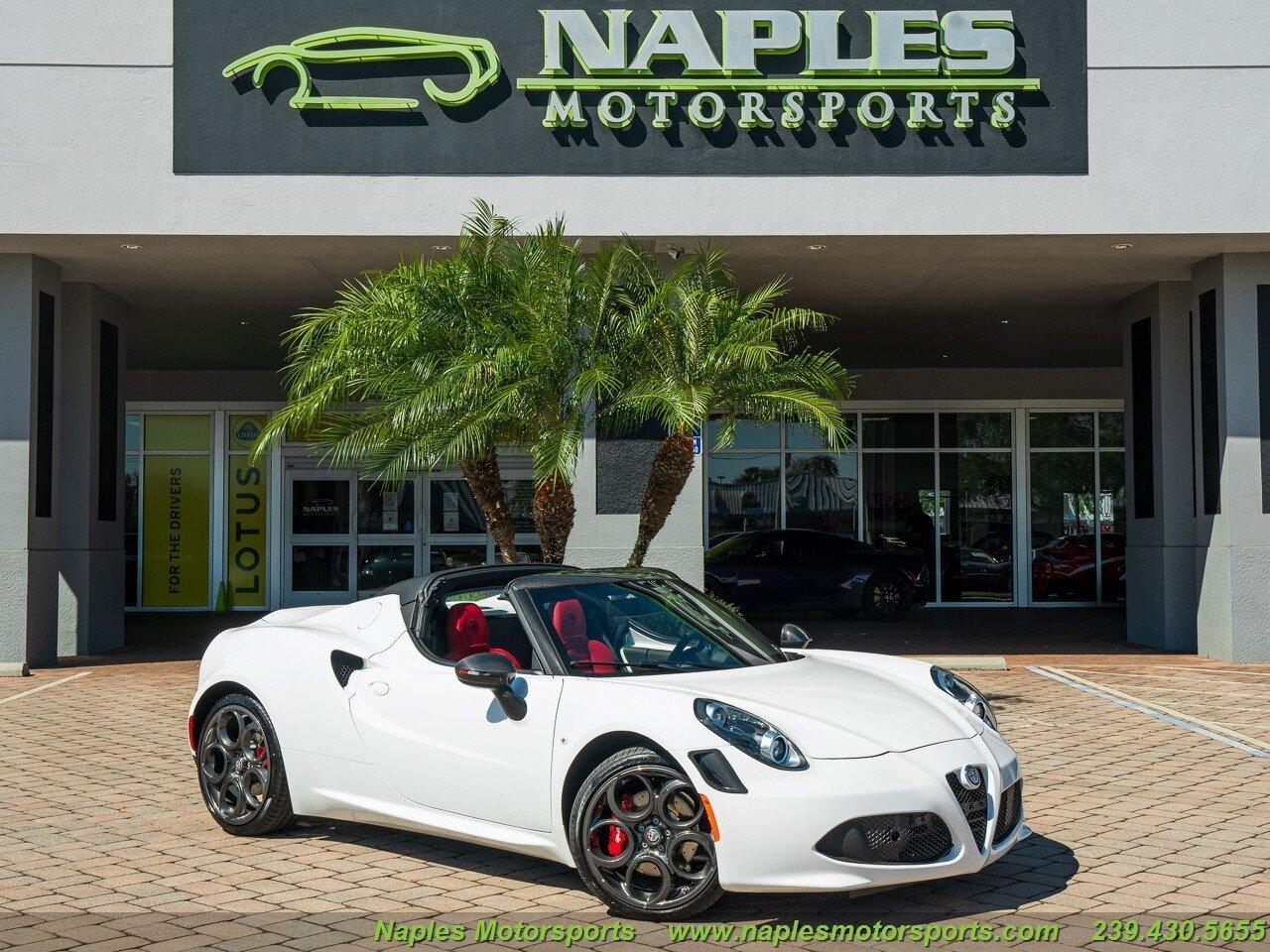 New 2020 Alfa Romeo 4C Spider for sale Sold at Naples Motorsports Inc - Morgan of Naples in Naples FL 34104 1