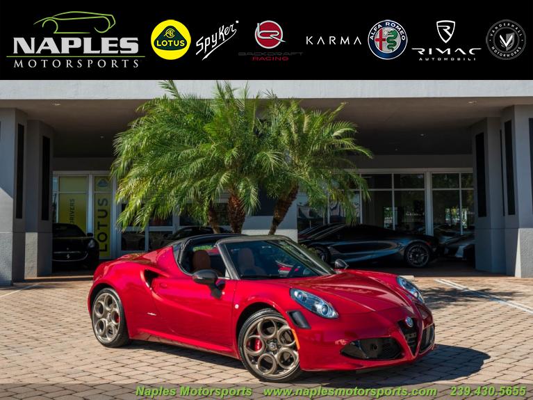 Used 2020 Alfa Romeo 4C Spider for sale Sold at Naples Motorsports Inc - Morgan of Naples in Naples FL 34104 1