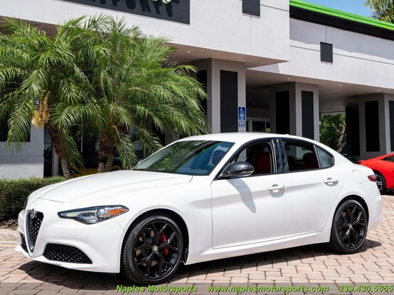 Used 2020 Alfa Romeo Giulia for sale Sold at Naples Motorsports Inc - Morgan of Naples in Naples FL 34104 3