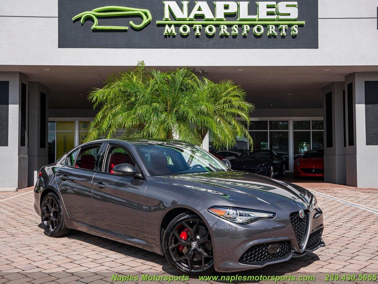 New 2020 Alfa Romeo Giulia for sale Sold at Naples Motorsports Inc - Morgan of Naples in Naples FL 34104 1