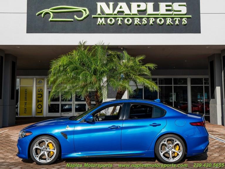 New 2021 Alfa Romeo Giulia Quadrifoglio for sale Sold at Naples Motorsports Inc - Morgan of Naples in Naples FL 34104 3