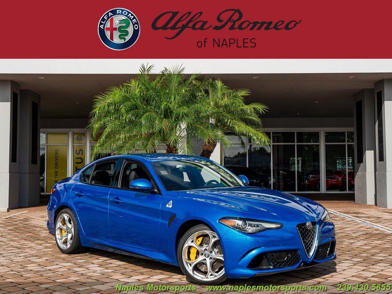 New 2021 Alfa Romeo Giulia Quadrifoglio for sale Sold at Naples Motorsports Inc - Morgan of Naples in Naples FL 34104 1