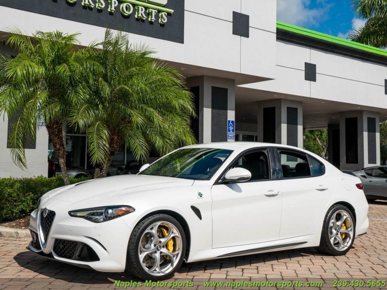 New 2021 Alfa Romeo Giulia Quadrifoglio for sale Sold at Naples Motorsports Inc - Morgan of Naples in Naples FL 34104 3
