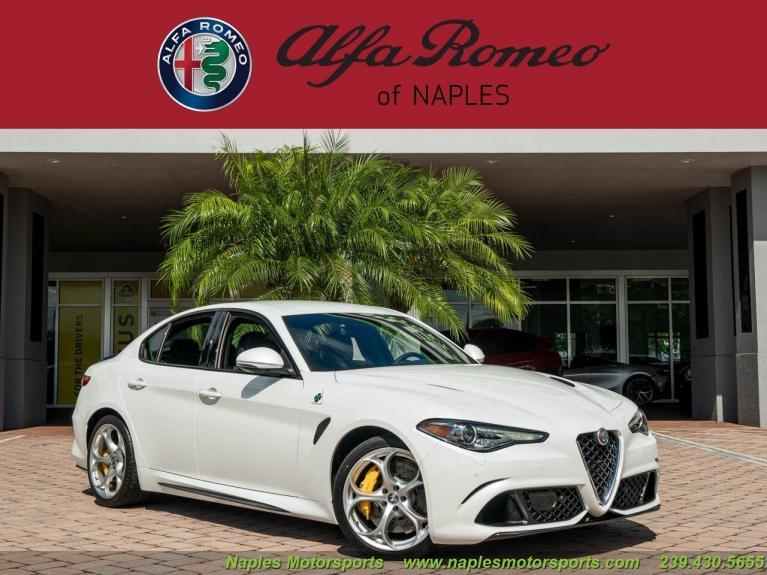 New 2021 Alfa Romeo Giulia Quadrifoglio for sale Sold at Naples Motorsports Inc - Morgan of Naples in Naples FL 34104 1