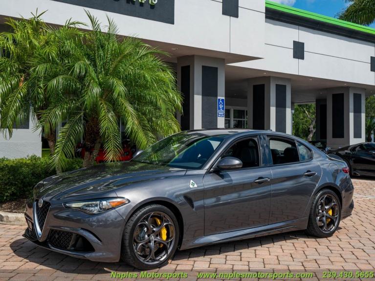 New 2021 Alfa Romeo Giulia Quadrifoglio for sale Sold at Naples Motorsports Inc - Morgan of Naples in Naples FL 34104 3