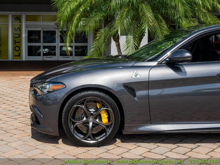 New 2021 Alfa Romeo Giulia Quadrifoglio for sale Sold at Naples Motorsports Inc - Morgan of Naples in Naples FL 34104 4