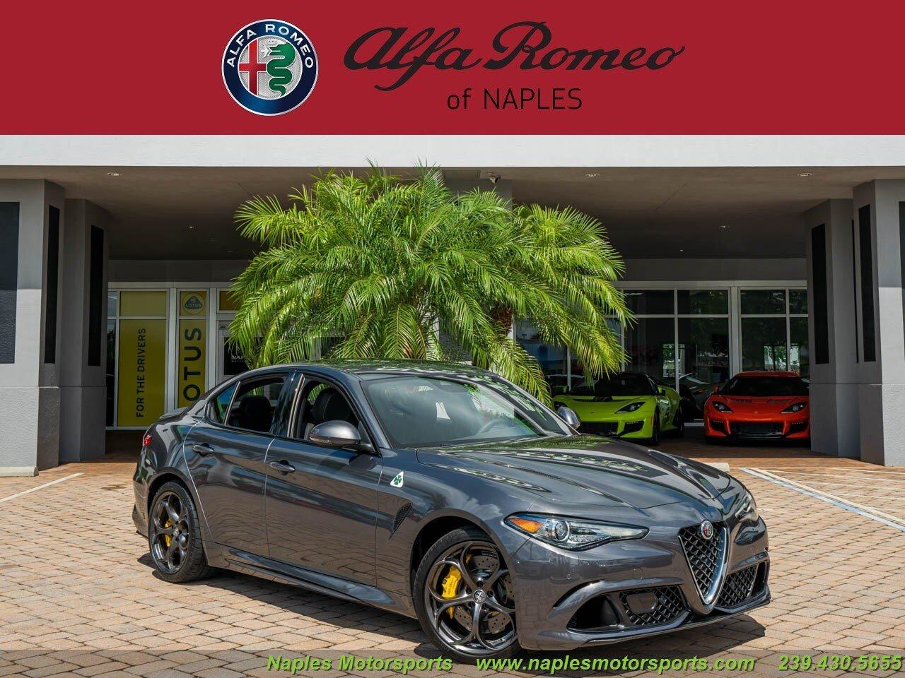 New 2021 Alfa Romeo Giulia Quadrifoglio for sale Sold at Naples Motorsports Inc - Morgan of Naples in Naples FL 34104 1