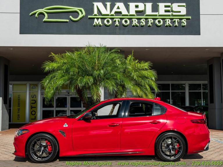 New 2021 Alfa Romeo Giulia Quadrifoglio for sale Sold at Naples Motorsports Inc - Morgan of Naples in Naples FL 34104 3