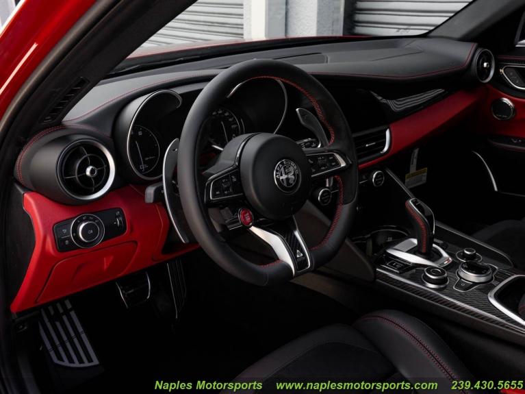 New 2021 Alfa Romeo Giulia Quadrifoglio for sale Sold at Naples Motorsports Inc - Morgan of Naples in Naples FL 34104 6