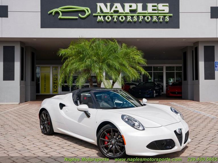 New 2019 Alfa Romeo 4C Spider for sale Sold at Naples Motorsports Inc - Morgan of Naples in Naples FL 34104 1