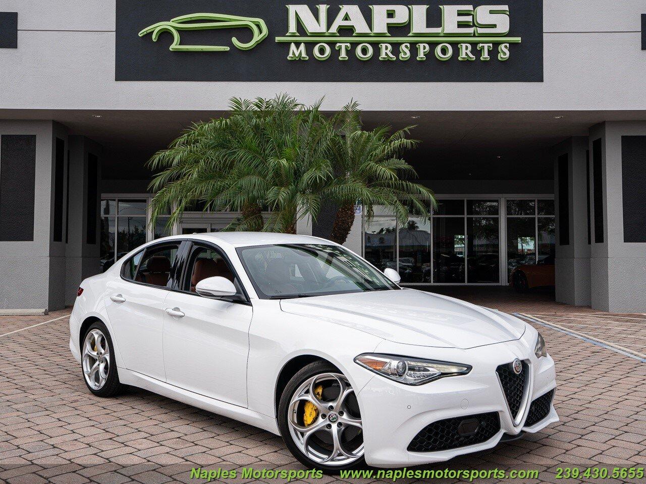 New 2019 Alfa Romeo Giulia for sale Sold at Naples Motorsports Inc - Morgan of Naples in Naples FL 34104 1