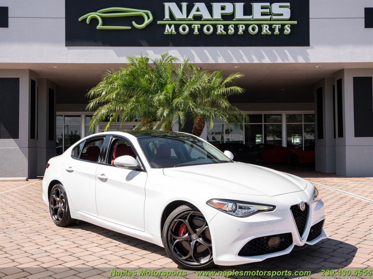 New 2019 Alfa Romeo Giulia for sale Sold at Naples Motorsports Inc - Morgan of Naples in Naples FL 34104 1