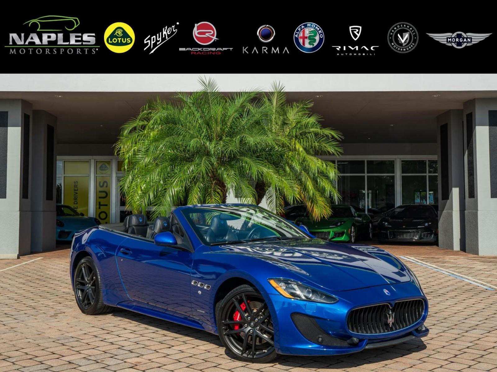 Used 2016 Maserati GranTurismo Convertible Sport for sale Sold at Naples Motorsports Inc - Morgan of Naples in Naples FL 34104 1