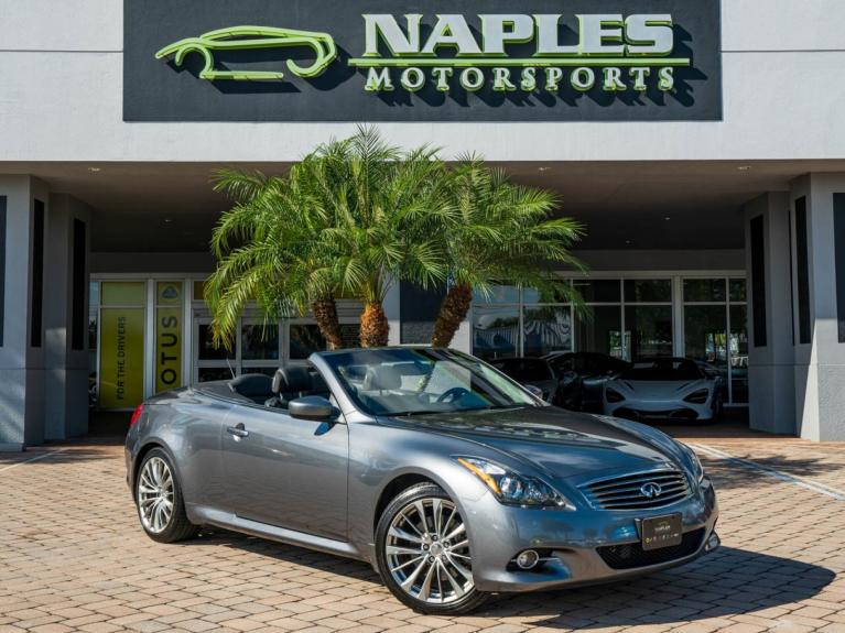 Used 2013 INFINITI G37 Convertible Base for sale Sold at Naples Motorsports Inc - Morgan of Naples in Naples FL 34104 1