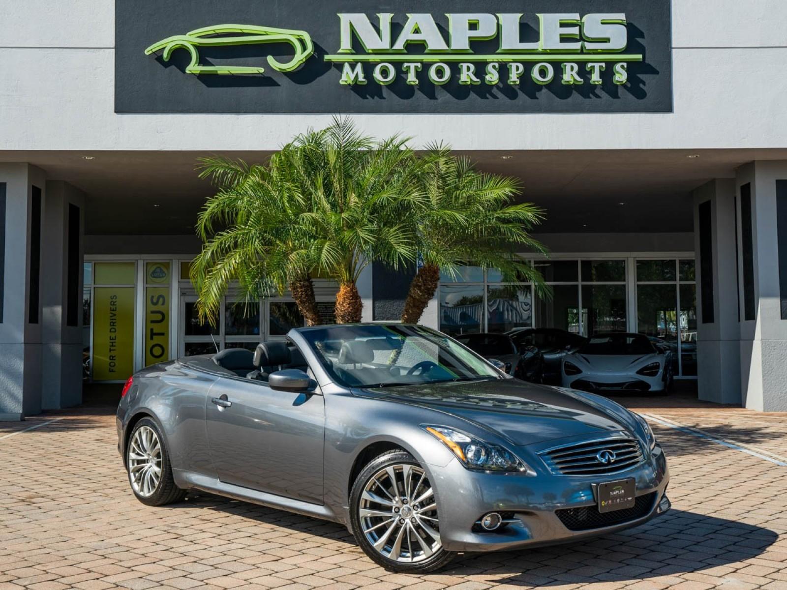 Used 2013 INFINITI G37 Convertible Base for sale Sold at Naples Motorsports Inc - Morgan of Naples in Naples FL 34104 1