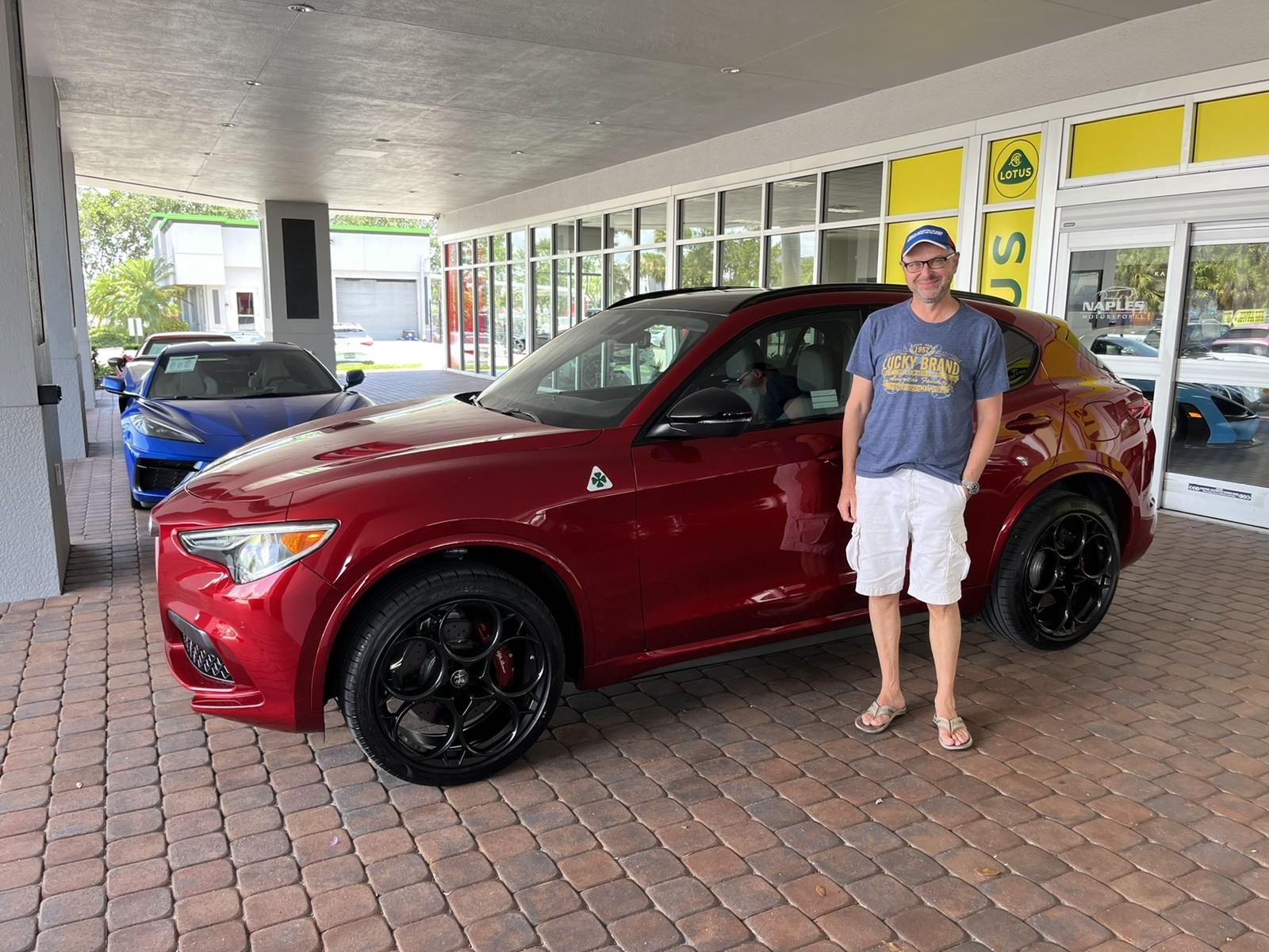 New 2022 Alfa Romeo Stelvio Quadrifoglio for sale Sold at Naples Motorsports Inc - Morgan of Naples in Naples FL 34104 1