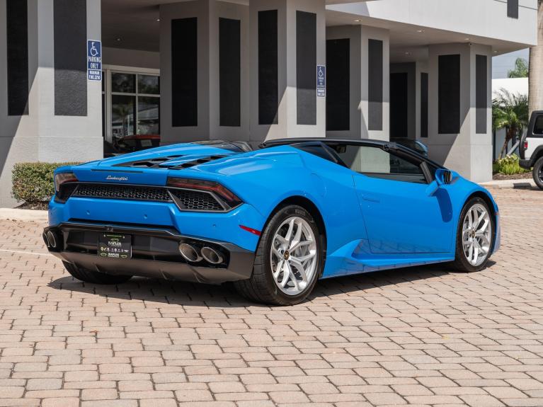Used 2018 Lamborghini Huracan Spyder RWD for sale Sold at Naples Motorsports Inc - Morgan of Naples in Naples FL 34104 3