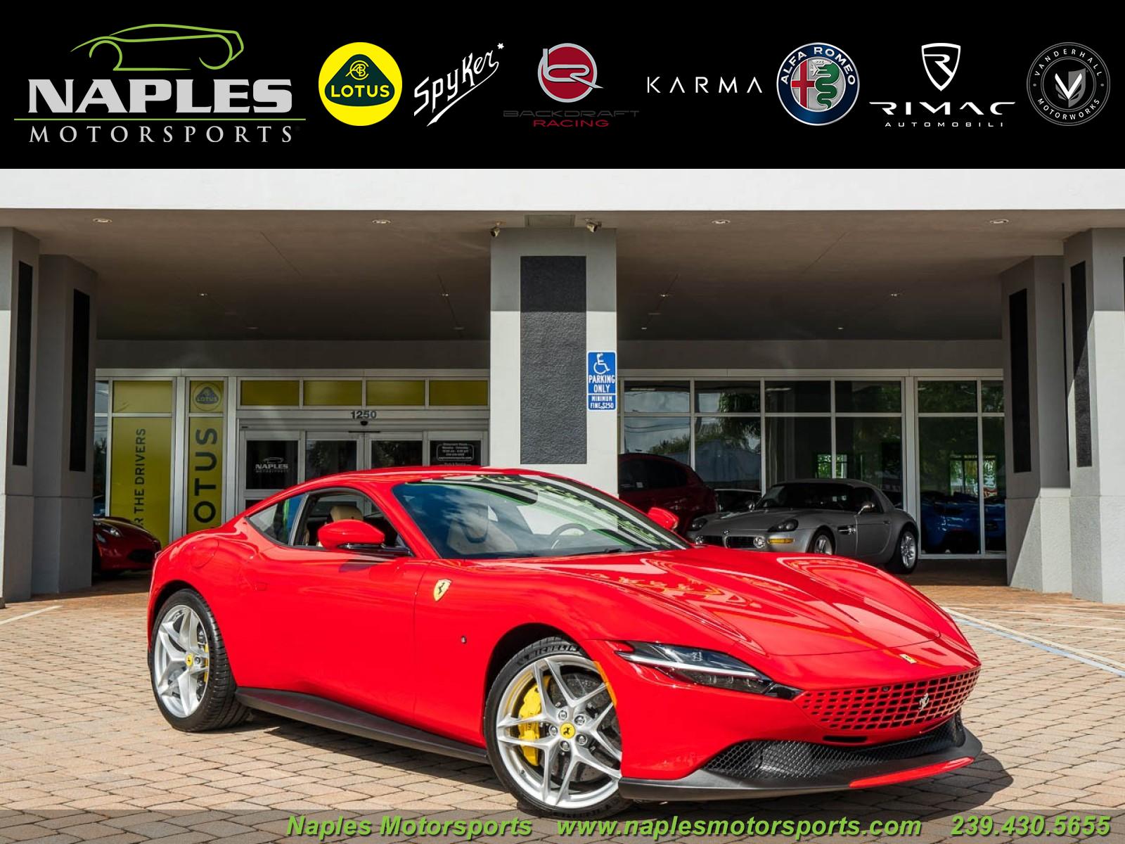 Used 2021 Ferrari Roma for sale Sold at Naples Motorsports Inc - Morgan of Naples in Naples FL 34104 1