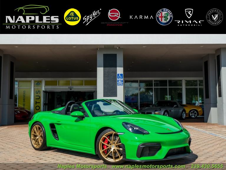Used 2021 Porsche 718 Spyder for sale Sold at Naples Motorsports Inc - Morgan of Naples in Naples FL 34104 1