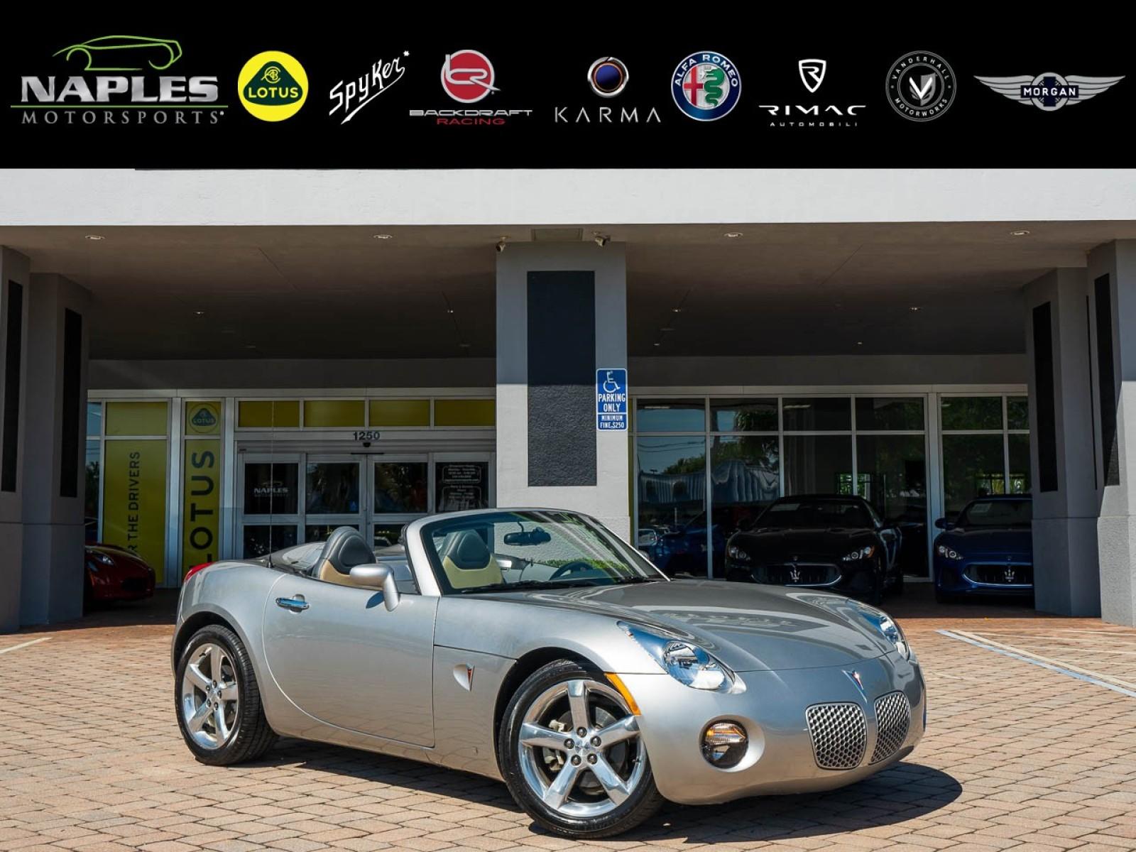 Used 2006 Pontiac Solstice for sale Sold at Naples Motorsports Inc - Morgan of Naples in Naples FL 34104 1