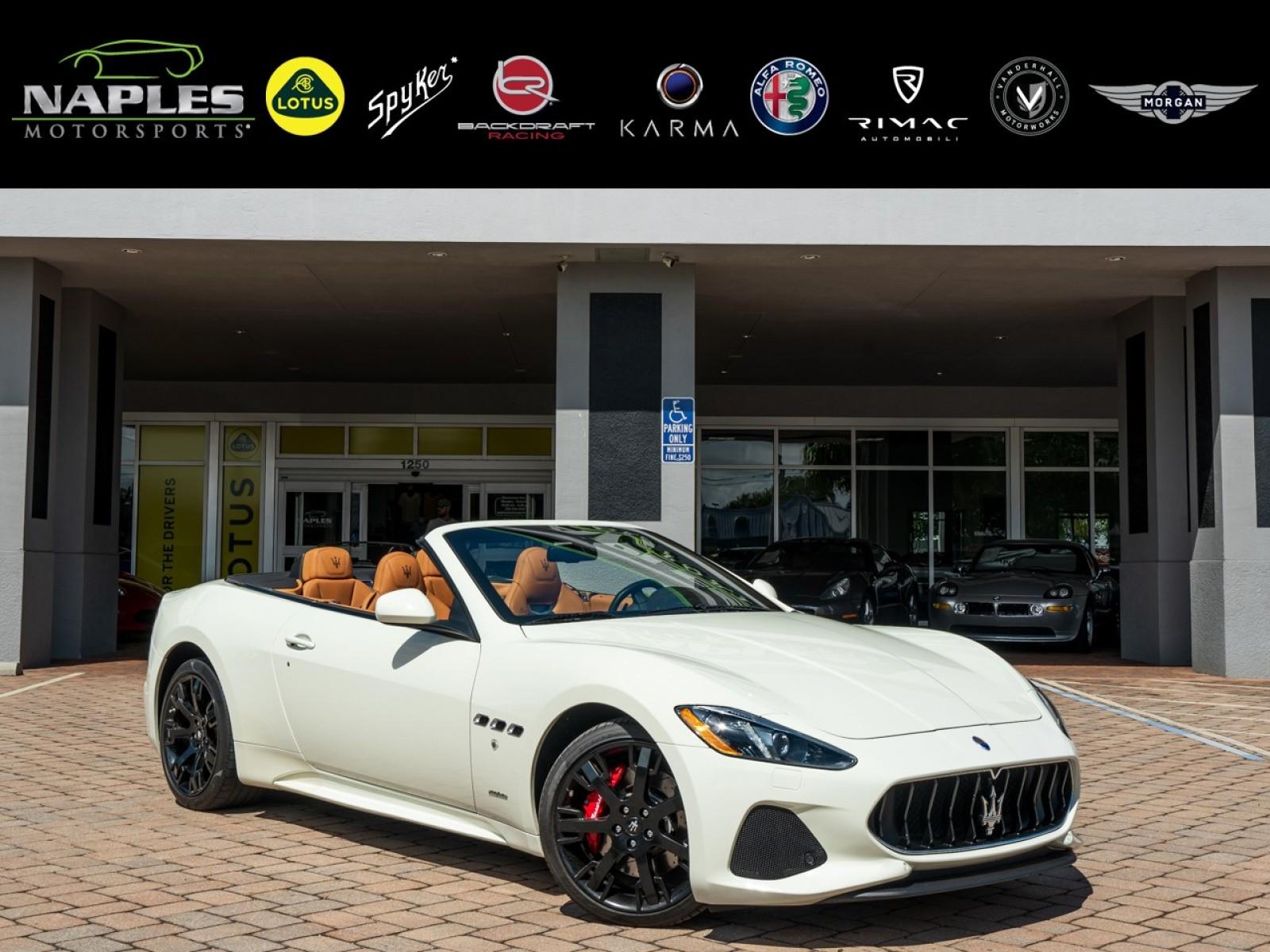 Used 2018 Maserati GranTurismo Convertible Sport for sale Sold at Naples Motorsports Inc - Morgan of Naples in Naples FL 34104 1